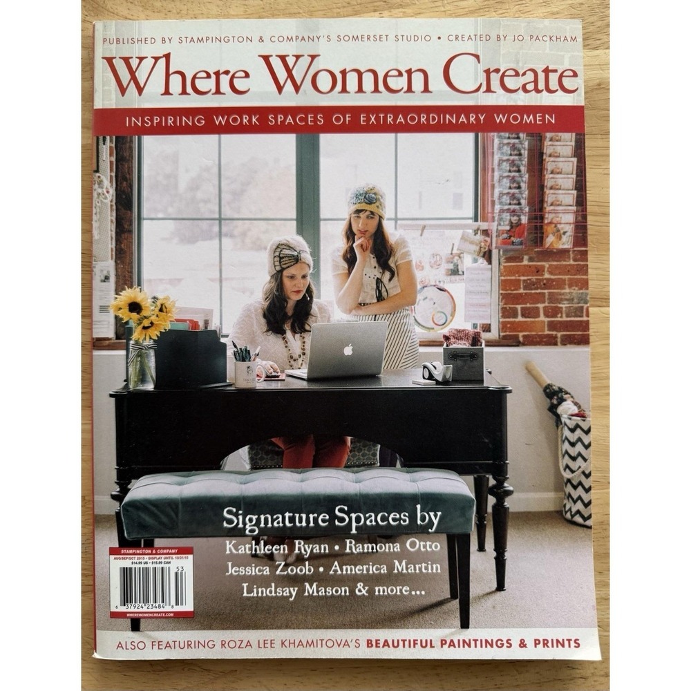 WHERE WOMEN CREATE‎ Magazine Aug/Sep/Oct 2015 Created By Jo Packham